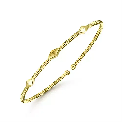 Octagon charm bracelet-Gabriel & Co. Yellow Bujukan Bangle