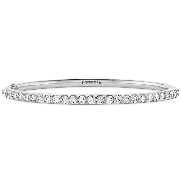 Smooth-cut bracelet-Hearts On Fire Classic Prong Set Diamond 270 Bangle