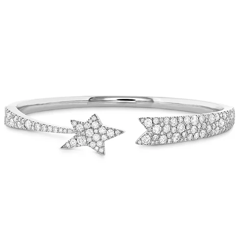 Divided band bracelet-Hearts On Fire Illa Cosmic Diamond Bangle