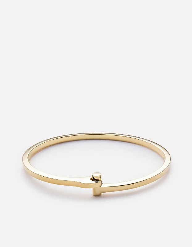 Open coil bracelet-Nyx Cuff, Gold