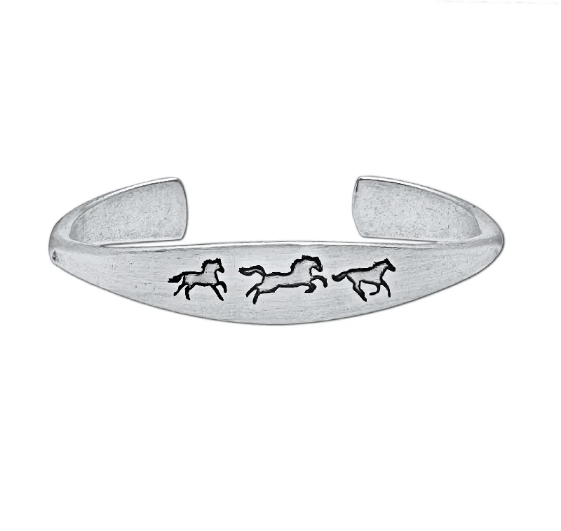 Unified band bracelet-Wild Horses Cuff Bracelet