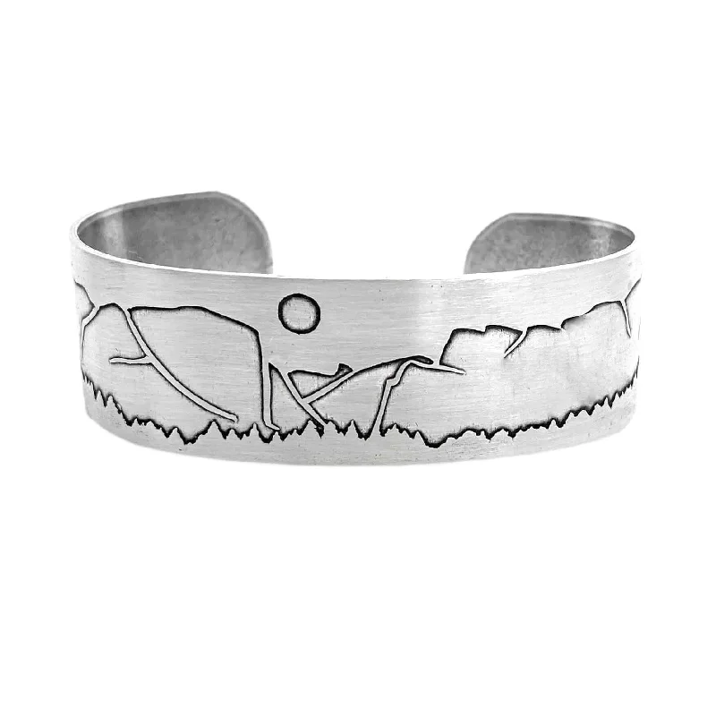 Peak motif bracelet-Yosemite Cuff Bracelet