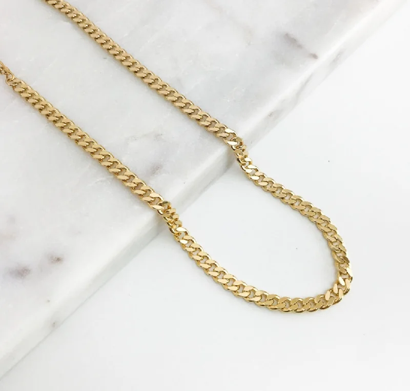 Smooth-cut necklace-Cuban Link Chain Necklace