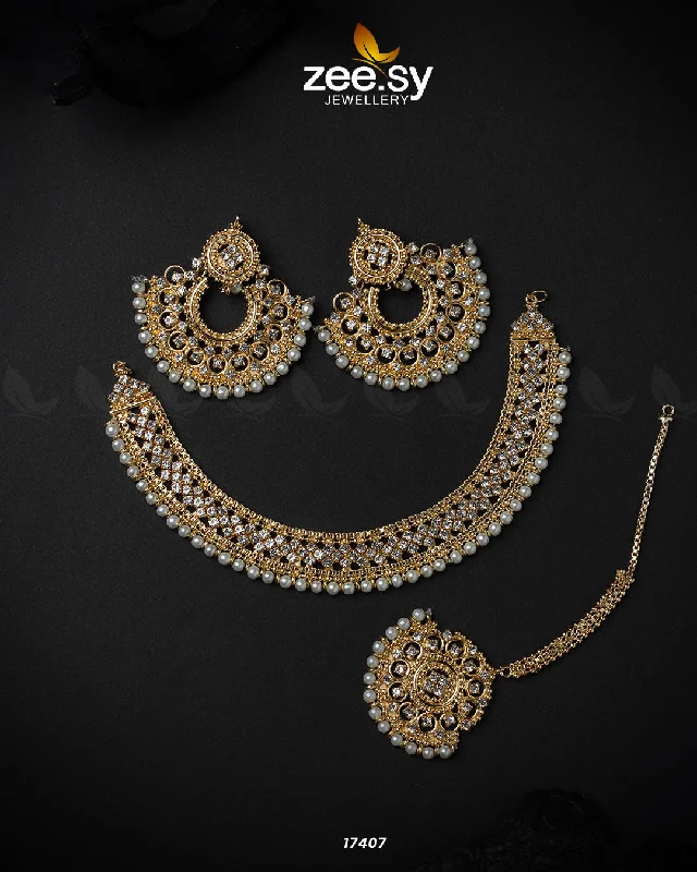 Locked necklace-Gul-E-Rana Necklace