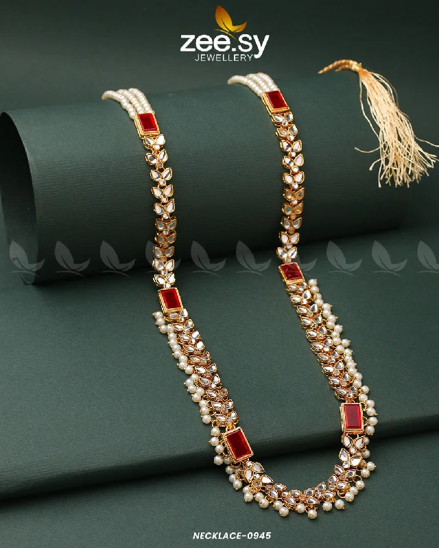 Firm gold necklace-MALA NECKLACE-0945