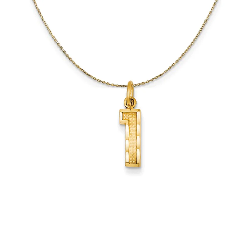 14k Yellow Gold, Varsity, Sm D/C Necklace Number 1