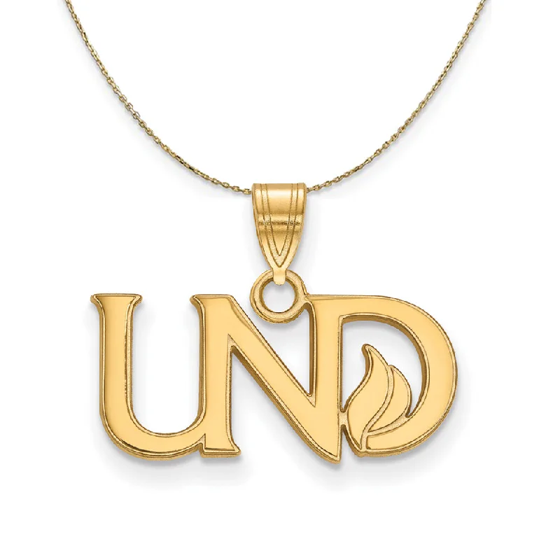 Knitted necklace-14k Yellow Gold North Dakota Small Necklace