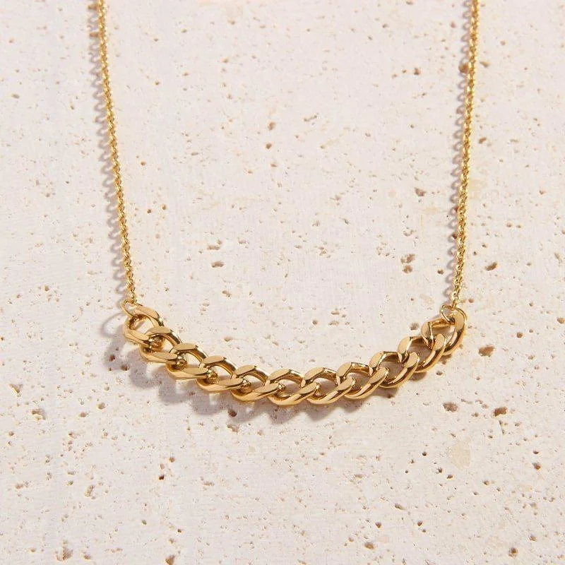 Drifting diamond necklace-Ottavia Necklace