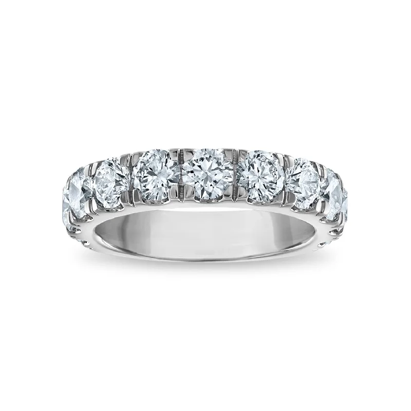 Fine-edged ring-Signature EcoLove 3 CTW Lab Grown Diamond Ring in 14KT White Gold