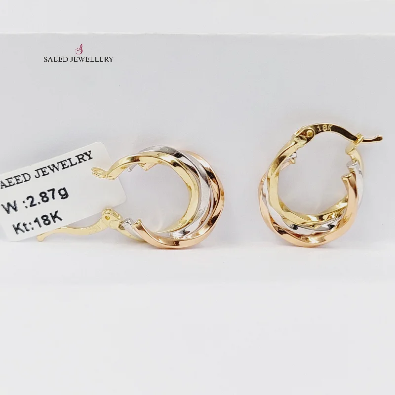 Perforated earrings-Deluxe Hoop Earrings