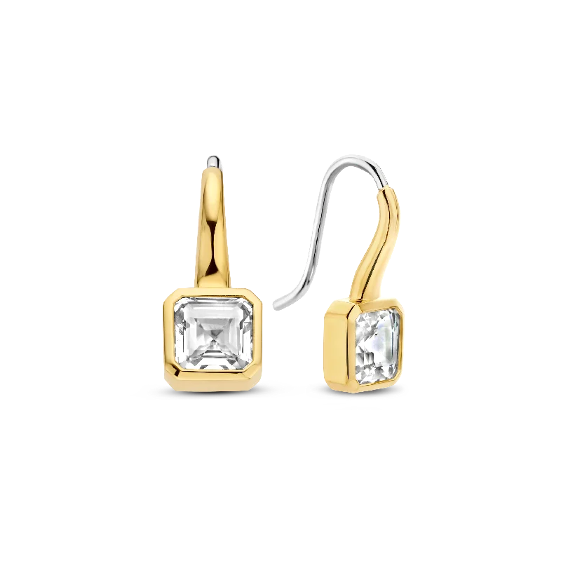 Bold granite earrings-TI SENTO Earrings 7966ZY