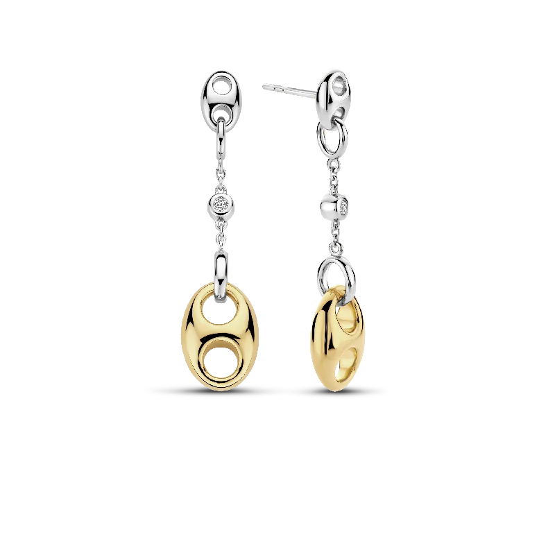 Eclectic stone earrings-TI SENTO Earrings 7984ZY