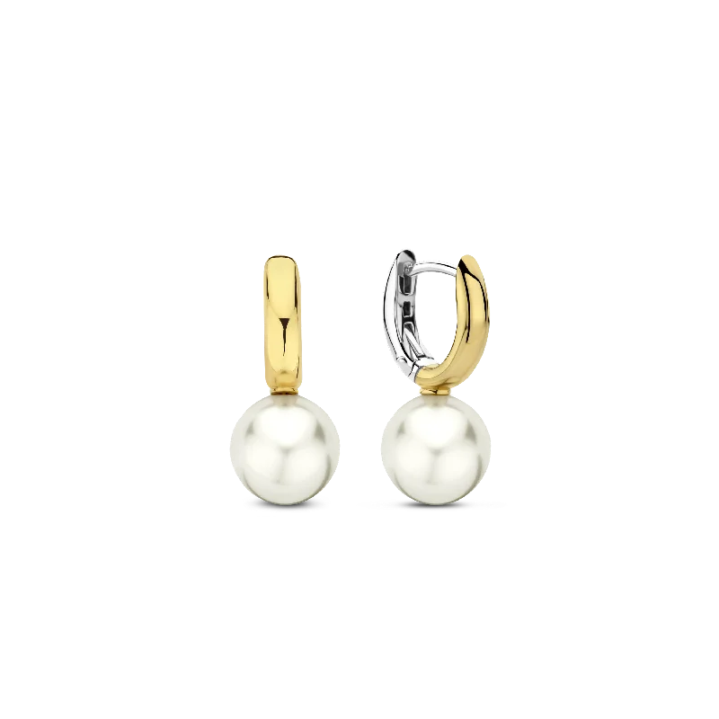 Leaning gem earrings-TI SENTO Earrings 7986YP