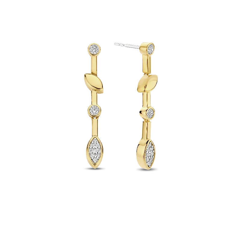 Perforated earrings-TI SENTO Earrings 7988ZY