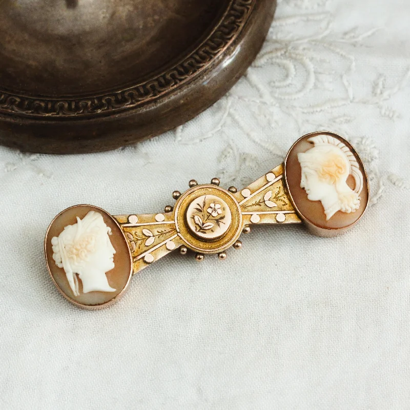 Classical Inspiration Victorian Cameo Brooch