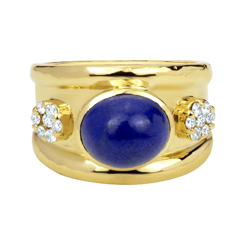 Ring - Lapis Lazuli And Diamond